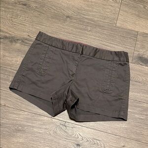 J. Crew dark khaki charcoal shorts size 4